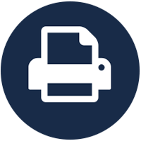 Drucken Druckersymbol